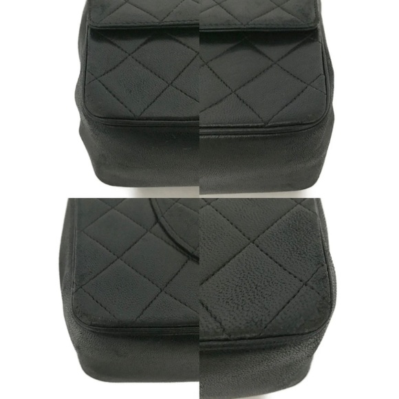 CHANEL Double Flap 27 Quilted CC Logo Lambskin Chain Shoulder Bag - Picture 8 of 17